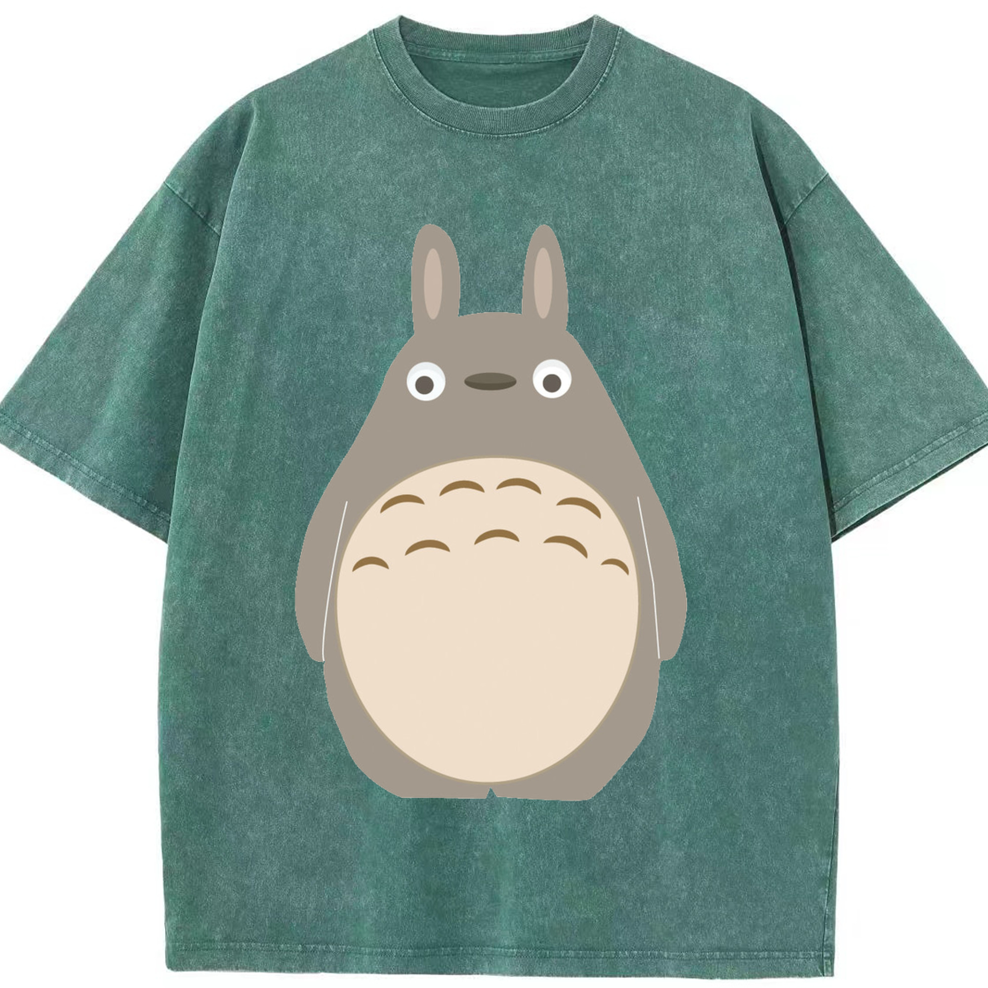 （画像用） となりのトトロ 草壁メイ 草壁サツキ My Neighbor Totoro Satsuki Kusakabe Mei Kusakabe 綿100% ヴィンテージ風 半袖Tシャツ（フロントプリント）